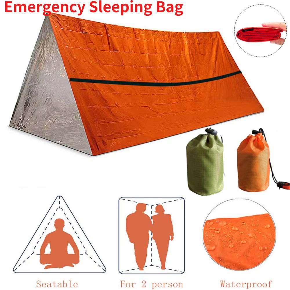 Bivy Bag Emergency - Tragbare Wasserdichte Notfall Überleben Schlafsack Outdoor