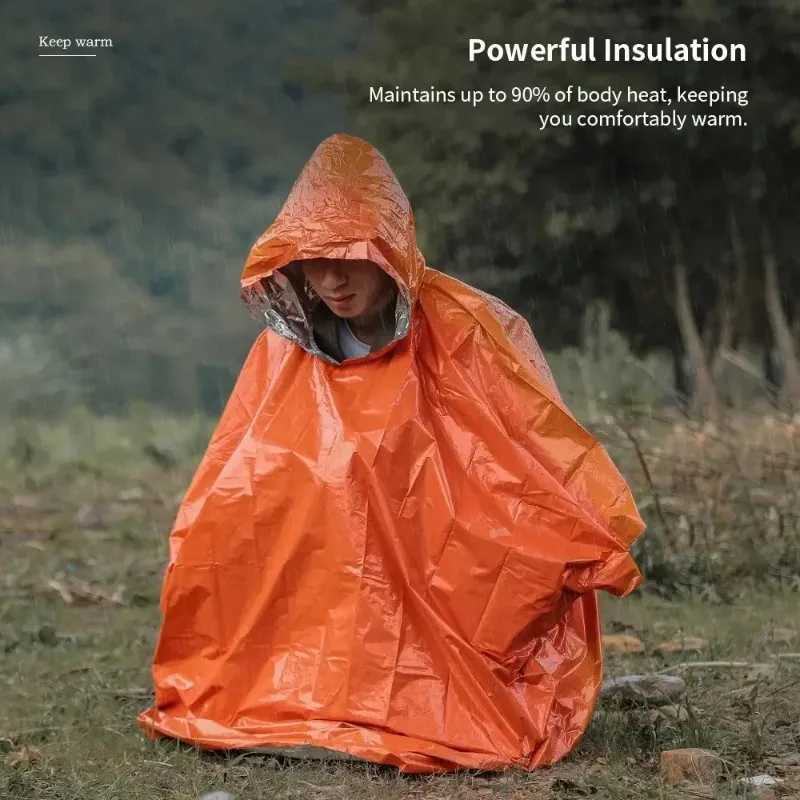 Notfall-Überlebens-Regenponcho – Survival Blanket Reflective Bewertung und Preis